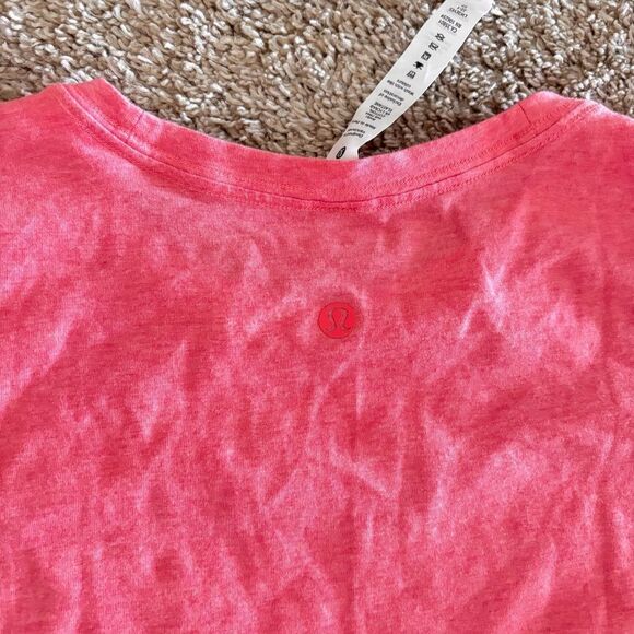 Lululemon Coral Tshirt size 6 - Picture 5 of 6